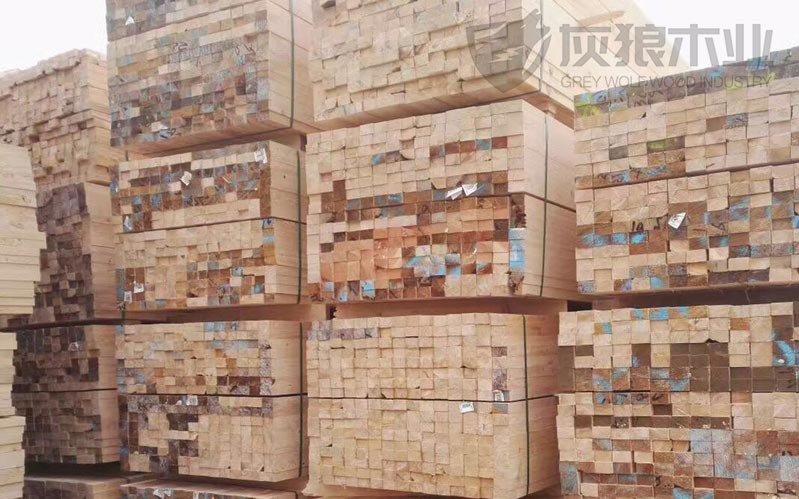 常用的建筑木方實拍