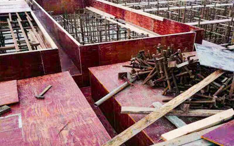 建筑木模板在工程使用中